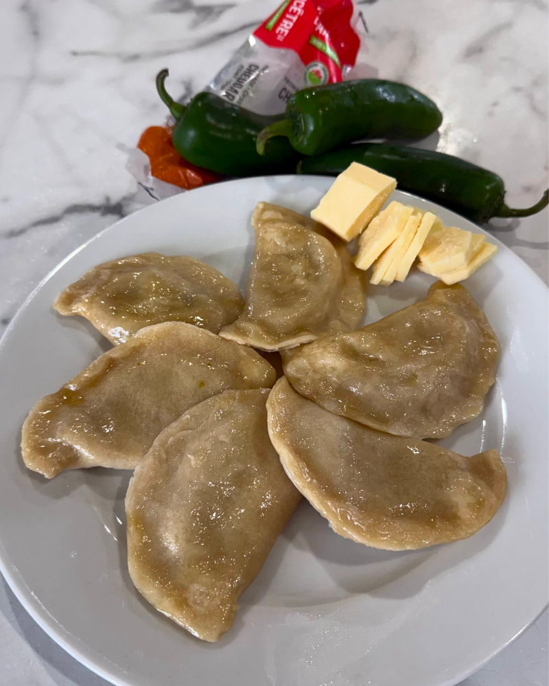 Perogies, Jalapeno Cheddar, 1/2 doz