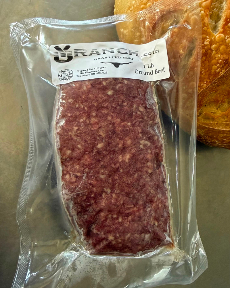 YU Ranch Premium Ground Beef, 1 lb