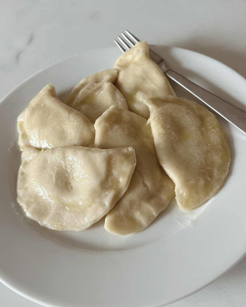 Perogies, Decadent, 1/2 doz