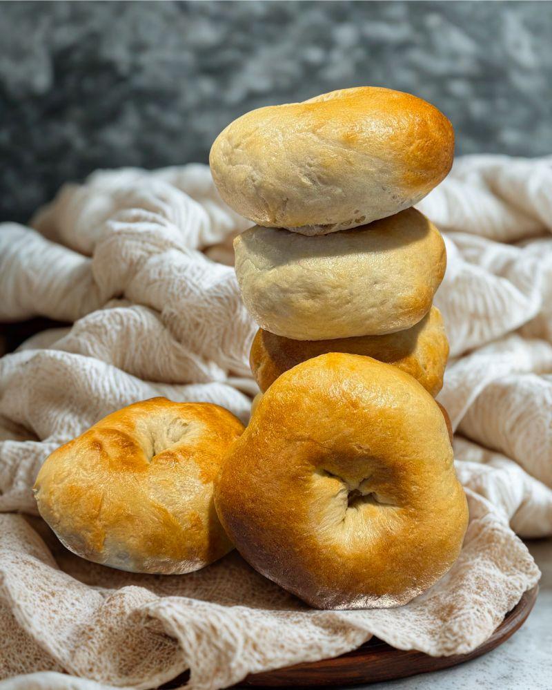 Sourdough Bagels, Classic Plain, 6-pack